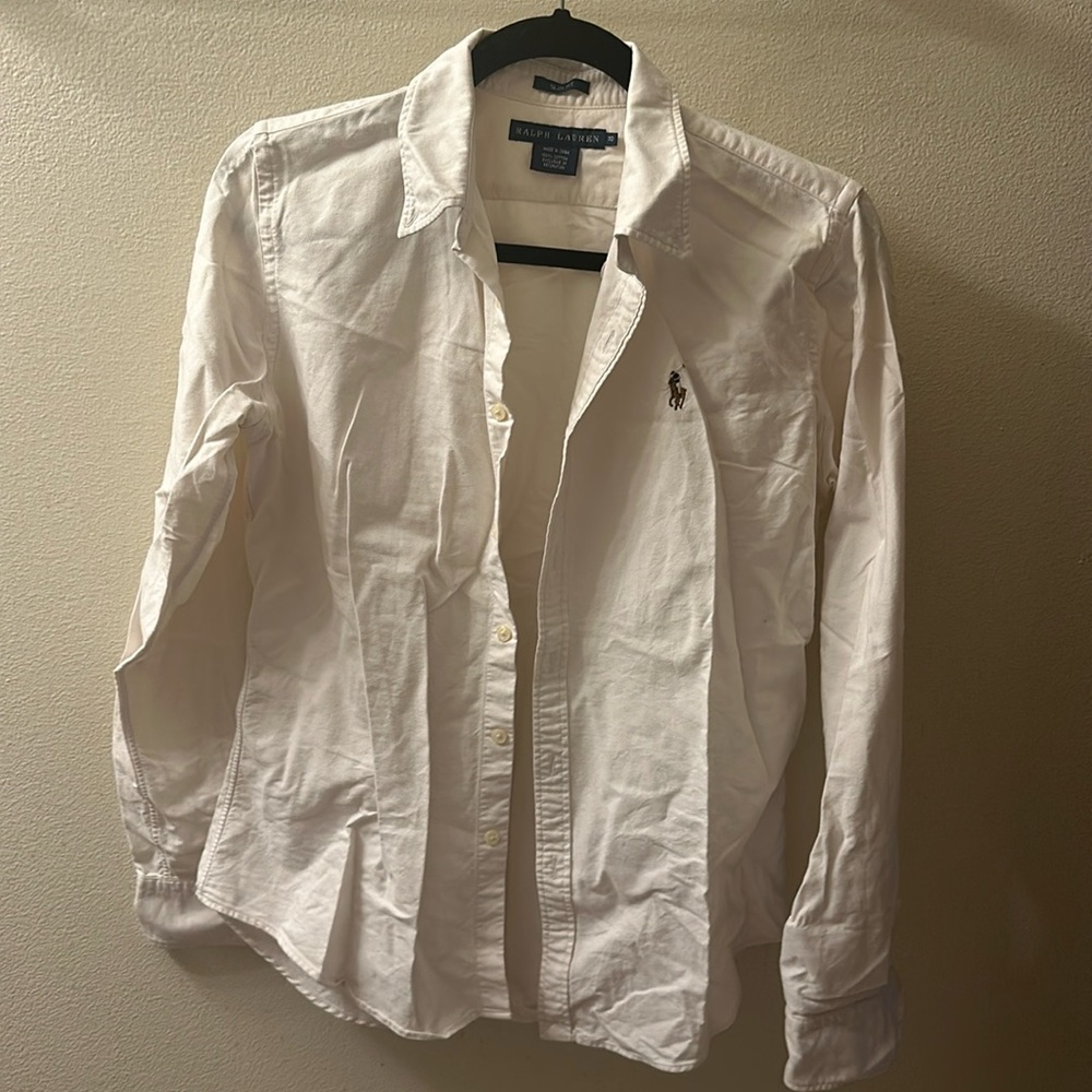 Slim fit Ralph Lauren Cotton Oxford shirt